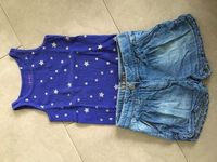 2-teiliges Set ESPRIT Jeansshorts + Top Gr. 116-122 Bayern - Erlenbach am Main  Vorschau