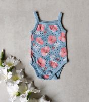 C&A Mädchen Baby Body Gr. 62 (3-6 Monate), mit Trägern Blumen Nordrhein-Westfalen - Rommerskirchen Vorschau