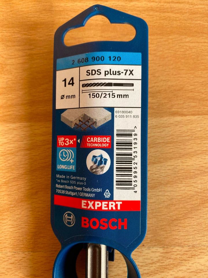 Bosch Prof.Hammerbohrer SDS Plus-7X 14 x 150 x 215 mm in Fürstenfeldbruck