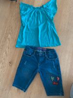 Jeans Hose Shorts u T-Shirt m.Flügelärmel Gr.152 Baumwolle Baden-Württemberg - Rottweil Vorschau