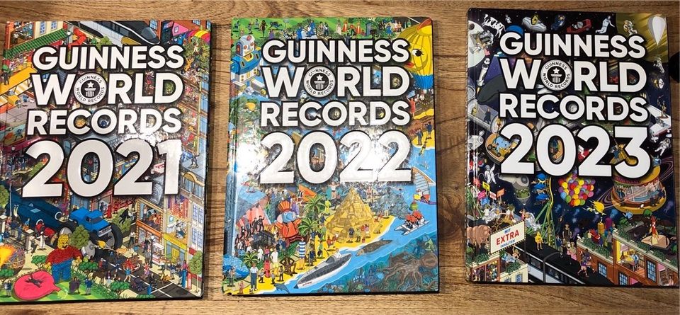 Guinness World Records Bücher 2021 2022 2023 in Bredenbek (bei Rendsburg)