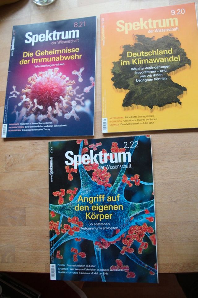 Spektrum Wissenschaft 2020-22 Klimawandel Autoimmun Immunabwehr in Ottobeuren