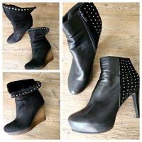 2 Paar Ankle Boots Stiefeletten mit Nieten Gr 41 im Paket Hessen - Groß-Gerau Vorschau