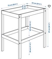 Wickeltisch Ikea sniglar und Unterlage skötsam  mit 2 Bezügen Baden-Württemberg - Meckesheim Vorschau