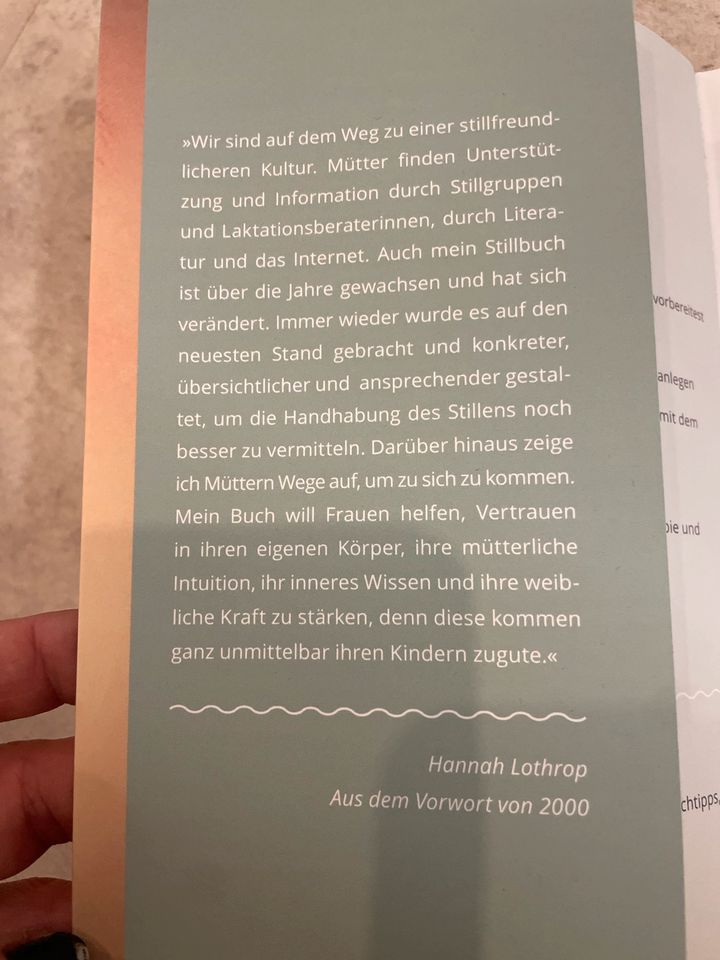 Stillbuch Hannah Lothrop in Bächingen an der Brenz