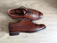 Marco Polo Leder Schnürschuhe Budapester Preppy Business Braun 36 Nordrhein-Westfalen - Dormagen Vorschau