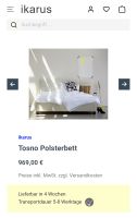 Designer Bett Ikarus Tosno 180x200cm Stuttgart - Stuttgart-Ost Vorschau