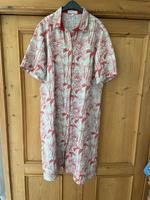 Grau/Rotes Leinen-Hemdkleid - Valentina‘s Bayern - Warngau Vorschau