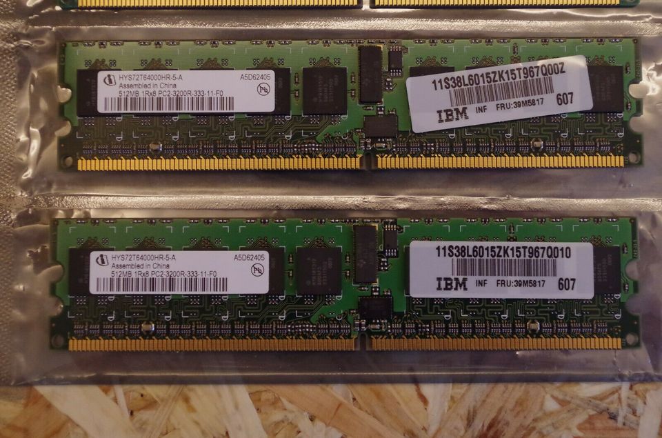 Arbeitsspeicher ECC RAM diverse Riegel DDR2 512MB 1GB 2GB Server in Baunach