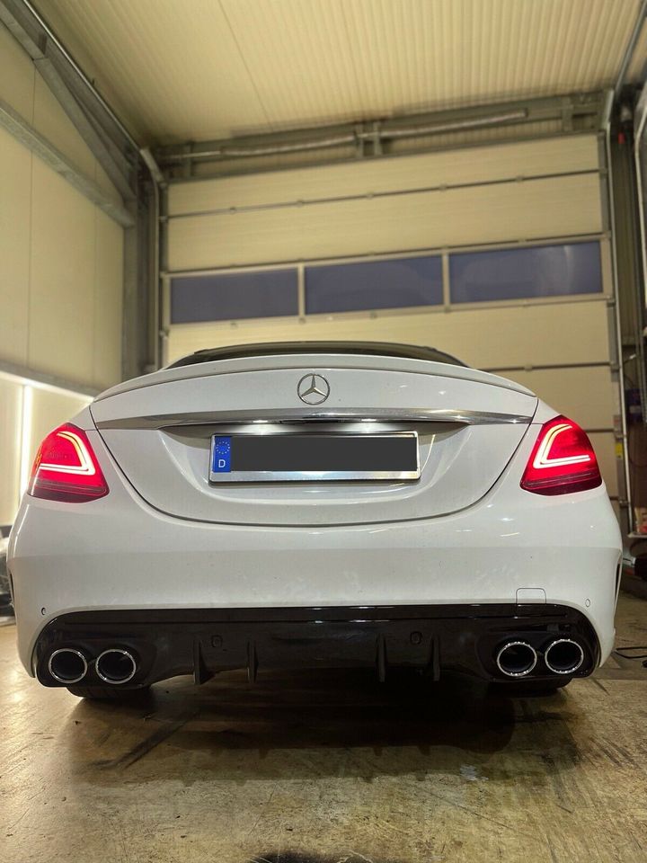 Diffusor Heck W205 S205 C43 AMG Mopf Look Heck in Hünxe