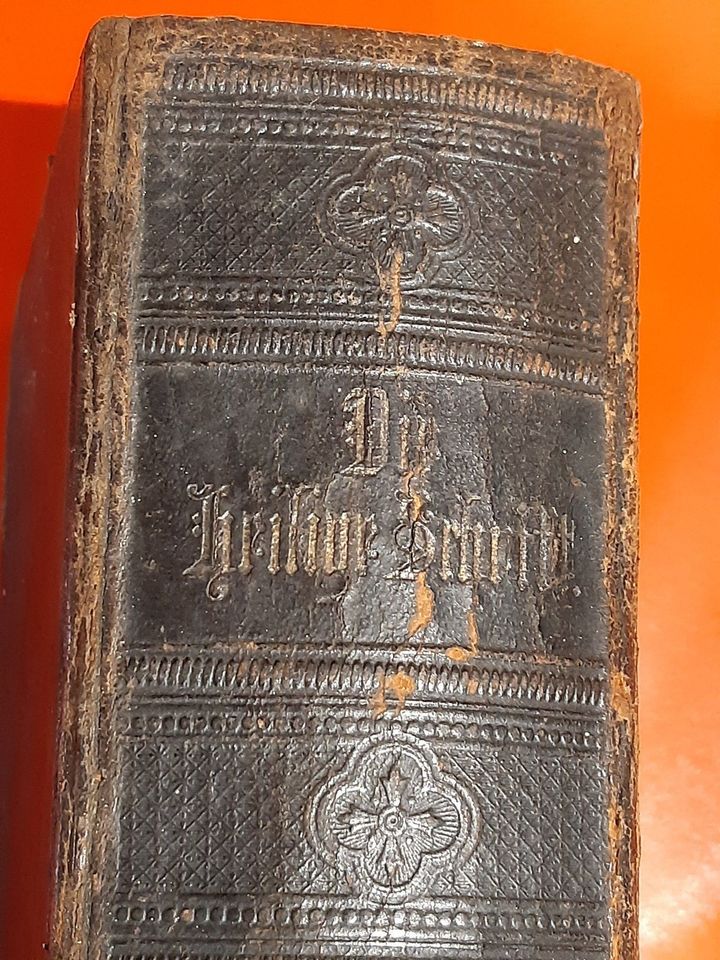 BIBEL Verlag Berlin preußische Bibelgesellsch. Druck Stettin 1887 in Zwoenitz