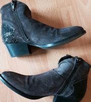 Stiefeletten Schuhe Damen grau  Glitzer Bayern - Lindau Vorschau