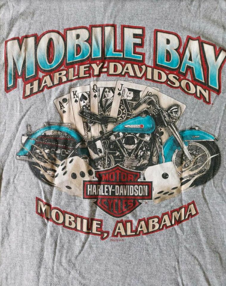 Harley Davidson Mobile Bay Alabama Ride with Pride Shirt Gr. M in Laudenbach