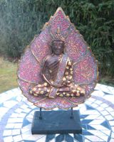 Buddha 36cm mit Glas und Steinen verziert. Buda Relief Shiva Nordrhein-Westfalen - Dahlem Vorschau