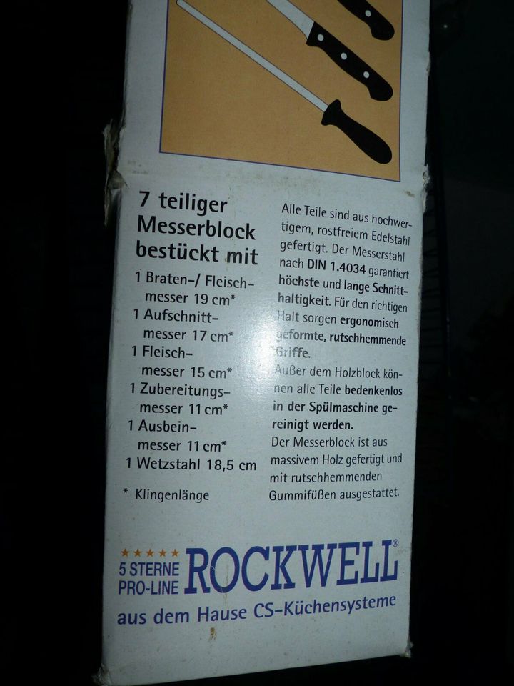 Messerblock Rockwell NEU in Osterburg