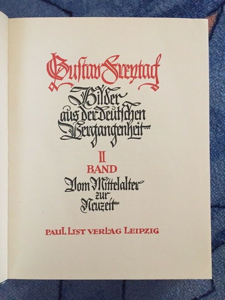 Buch: Das Mittelalter von Gustav Freytag Band 2 in Coswig