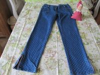 Hose Jeans vertbaudet 146 (150) 152 d.blau Punkte dots neuw. Thüringen - Weimar Vorschau