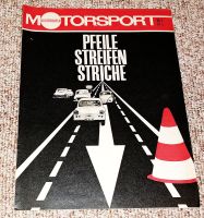 Illustrierter Motorsport 13/67, DDR 1967 "Pfeile Streifen Striche Sachsen - Bautzen Vorschau