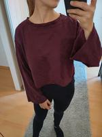 H&M Divided Cropped Pullover weite Ärmel burgunder Gr. S Berlin - Westend Vorschau