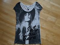 MANGO trendiges Longshirt m Aufdruck Gr M Bayern - Selb Vorschau