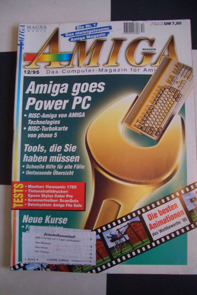 AMIGA Computer Magazin, 4 Hefte, 90er Jahre in Regensburg