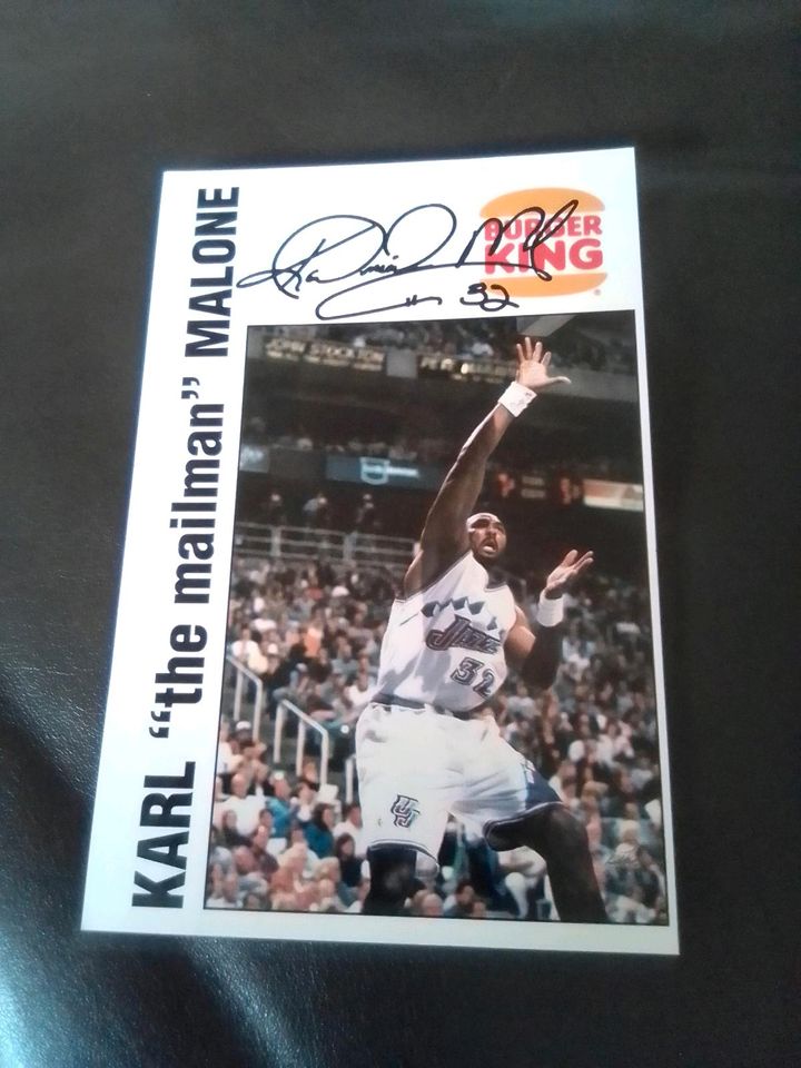 NBA Autogramm Karl Malone in Winsen (Luhe)