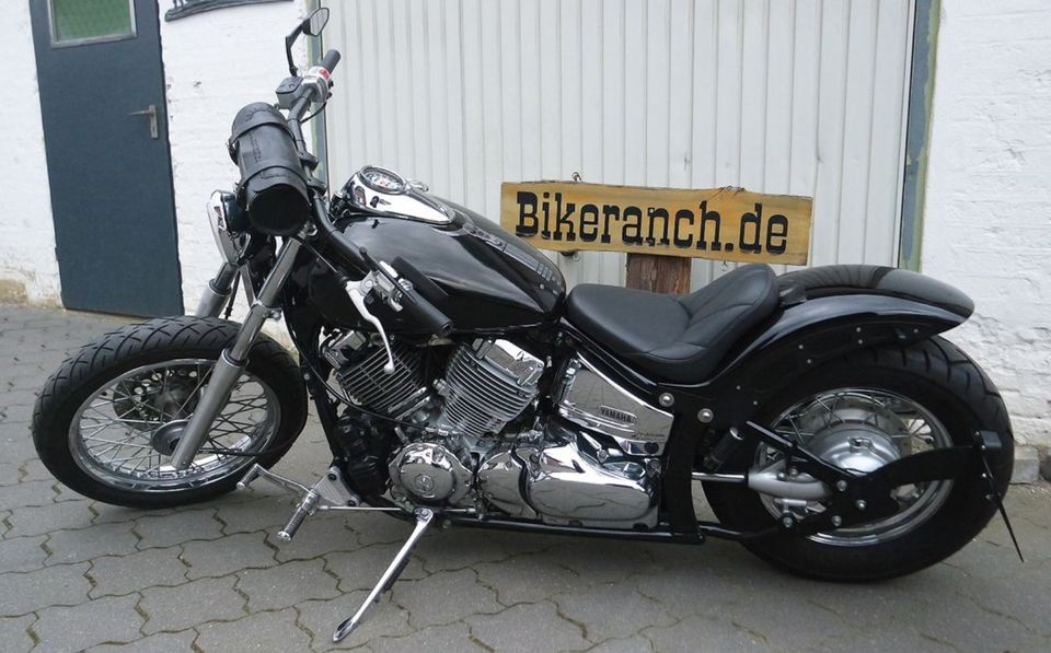 Yamaha XVS 650 Black Thunderbike Umbau* Vorverlg. Fußras* Top* in Süsel