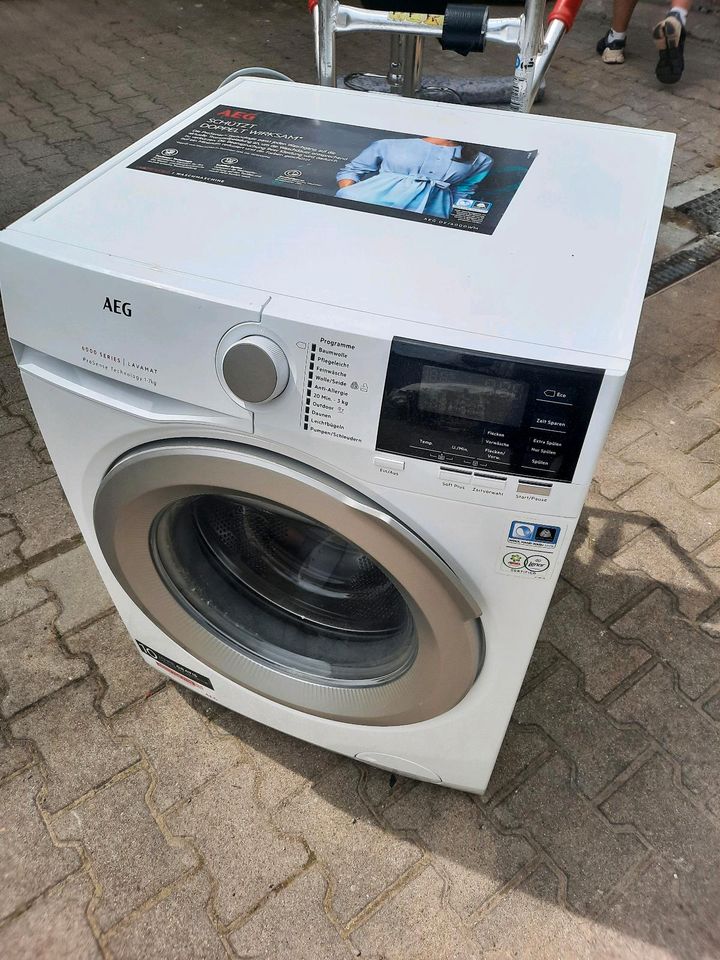 Defekte AEG Waschmaschine zum ausschlachten in Günzach