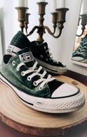 Converse Chucks Sneaker 39 samt Smaragd grün dunkelgrün weiß 39 Bayern - Wittibreut Vorschau