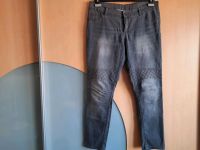 Graue Cropped Stretch Jeans Used Look Gr. 44/46 Harburg - Hamburg Wilstorf Vorschau