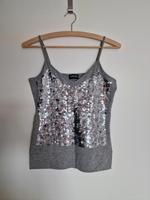 Top grau Pailletten Silber Taifun Gr 36 w NEU EDC Esprit Abiball Sachsen - Naunhof Vorschau