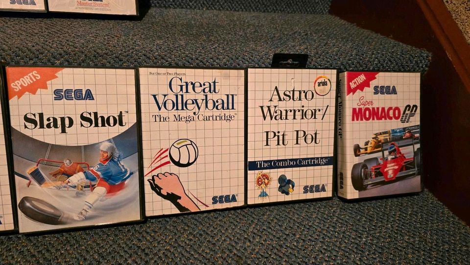 Sega master system 18 spiele games ovp cib in Frankfurt am Main