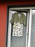 Kleid, Etvie, Sommer. Fest, grün, Bolero Gr. 44 Nordrhein-Westfalen - Dormagen Vorschau