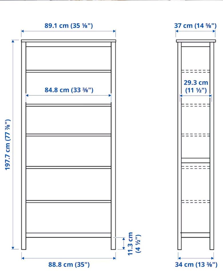 Hemnes Ikea Bücherregal in Dresden