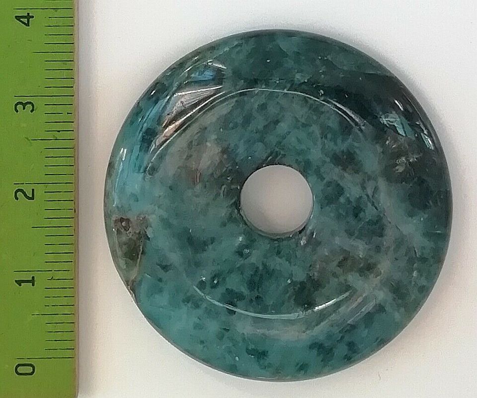 Apatit Blau Donut ca. 40 mm Ø in Handeloh