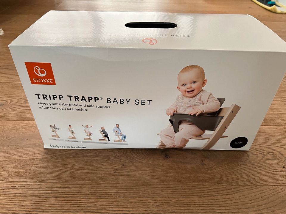 Stokke Tripp Trapp Baby Set in schwarz in Stuttgart