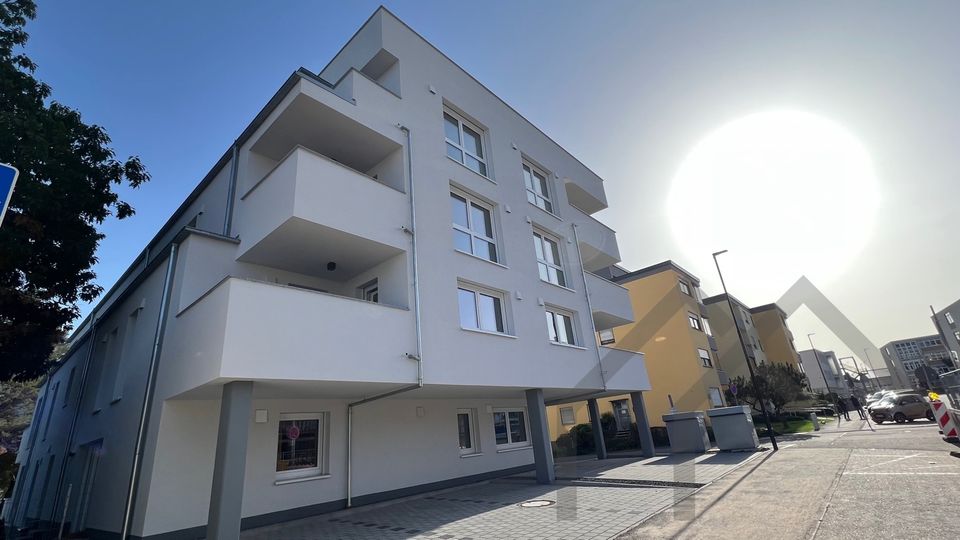 Exklusiver Neubau: 1-Zimmerwohnung mit Balkon im EG in Homburg