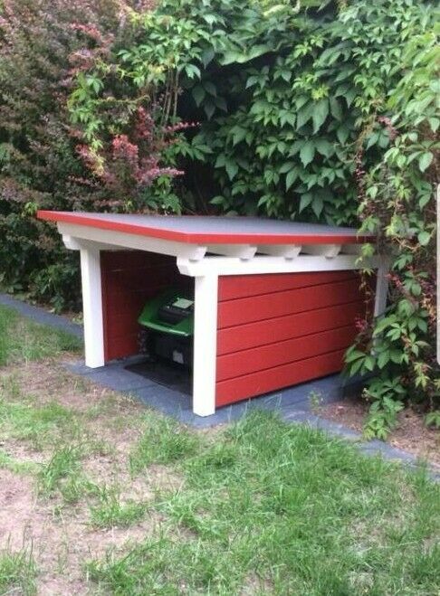 ✅ Garage Carport für Mähroboter Husqvarna Gardena Bosch uvm. in Alveslohe