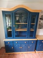 Sideboard mit Aufsatz Massiv Blau sehr Hochwertig Hamburg - Sülldorf Vorschau