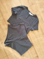 H&M Feinripp Set Short Shirt grau M Gothic Rockabilly Dortmund - Mitte Vorschau