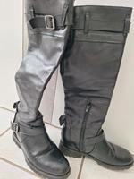 Ital. Lederstiefel Gr.37 Hessen - Buseck Vorschau