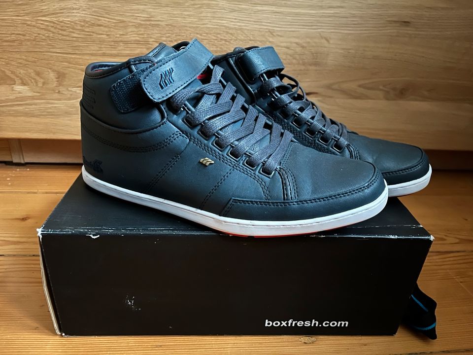 Boxfresh „Swich“ Schuhe Sneaker Leder 40 dunkelblau in Jena