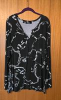 Shirt-Bluse Langarm mit Ketten Design dunkelgrau Größe 44/46 Bayern - Bayreuth Vorschau