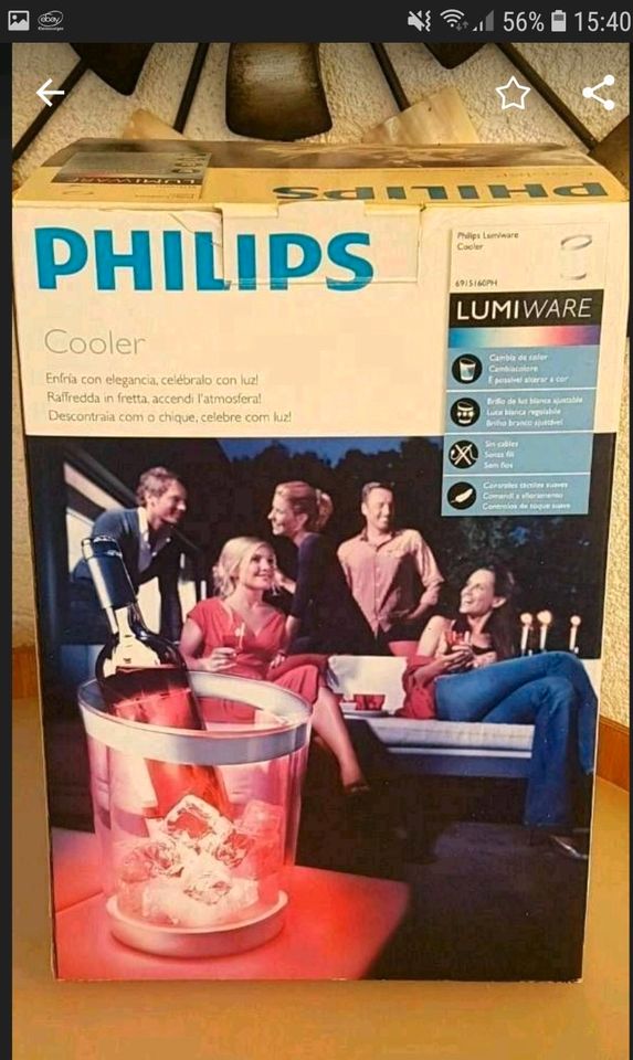 Philips Flaschenkühler mit Licht in Bad Dürkheim