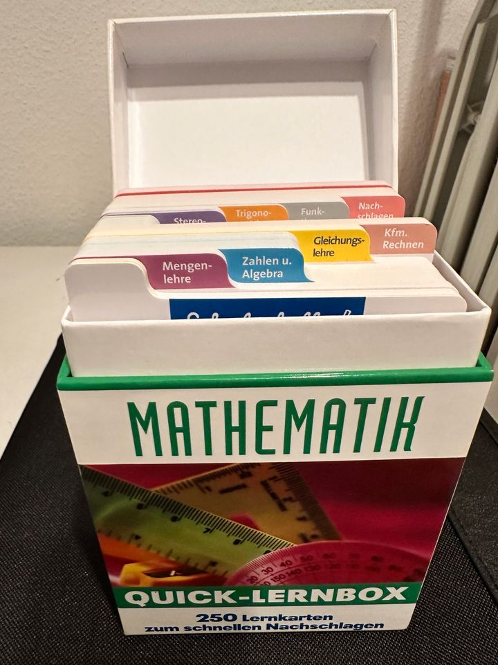 Lernbox / LernKarten Mathe Französisch Klasse 5-10 in Vöhringen