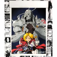 Selbstgezeichnet Anime Poster / Fullmetal Alchemist Lindenthal - Köln Sülz Vorschau