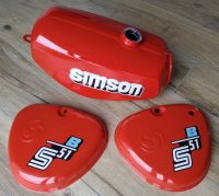 Simson S51 B Tankset mit Wirbel in flammrot, 285€* Sachsen-Anhalt - Kelbra (Kyffhäuser) Kelbra Vorschau