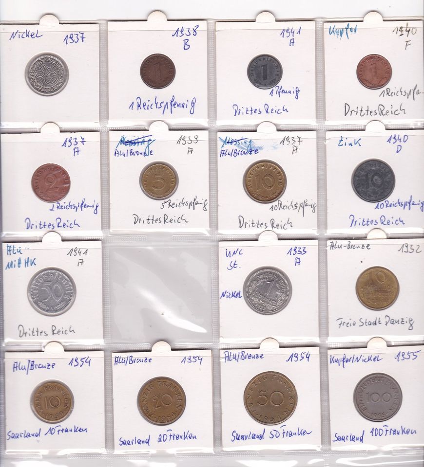 Sammelauflösung Münzen ab Kaiserreich 1875 in Berlin