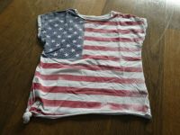 Weißes Kurzarm T-Shirt Amerika Flagge  - Größe 116 Nordrhein-Westfalen - Mülheim (Ruhr) Vorschau