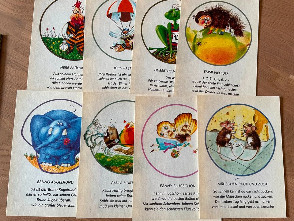 8 Postkarten "Komische Verse über manch. ganz verrückte Tiere..." in Nettetal